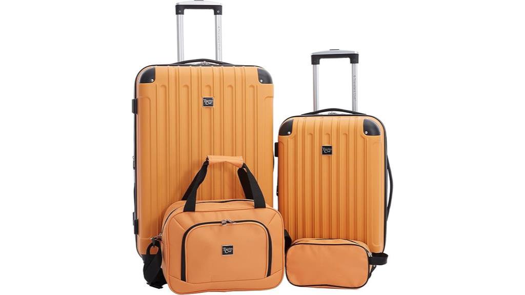 butterscotch hardside luggage set