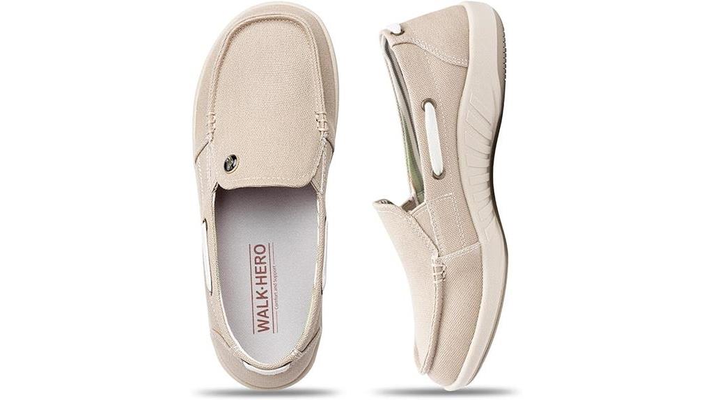 casual arch support loafers