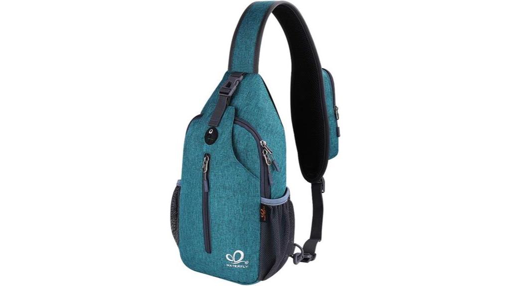 compact travel sling backpack