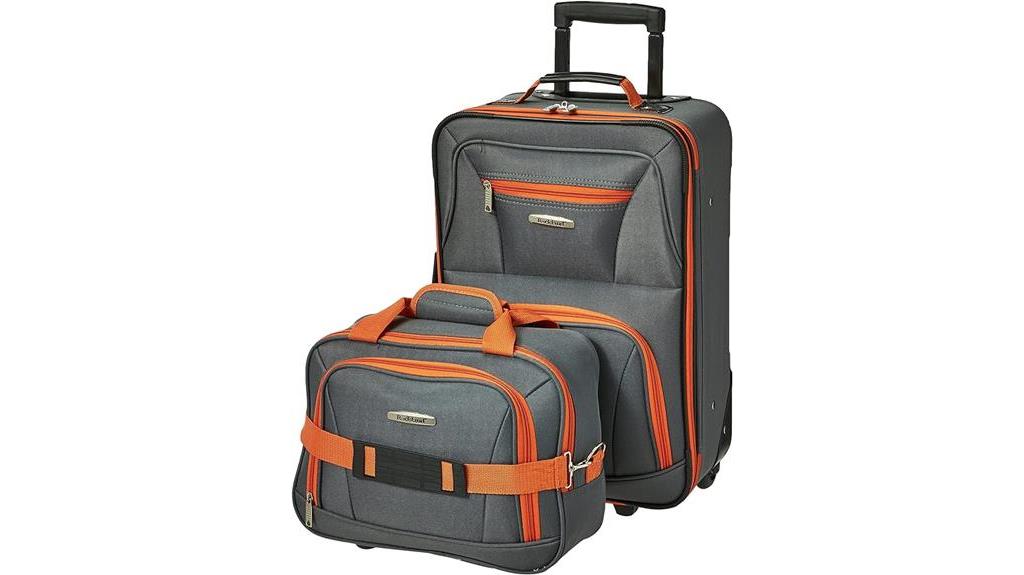 expandable softside luggage set