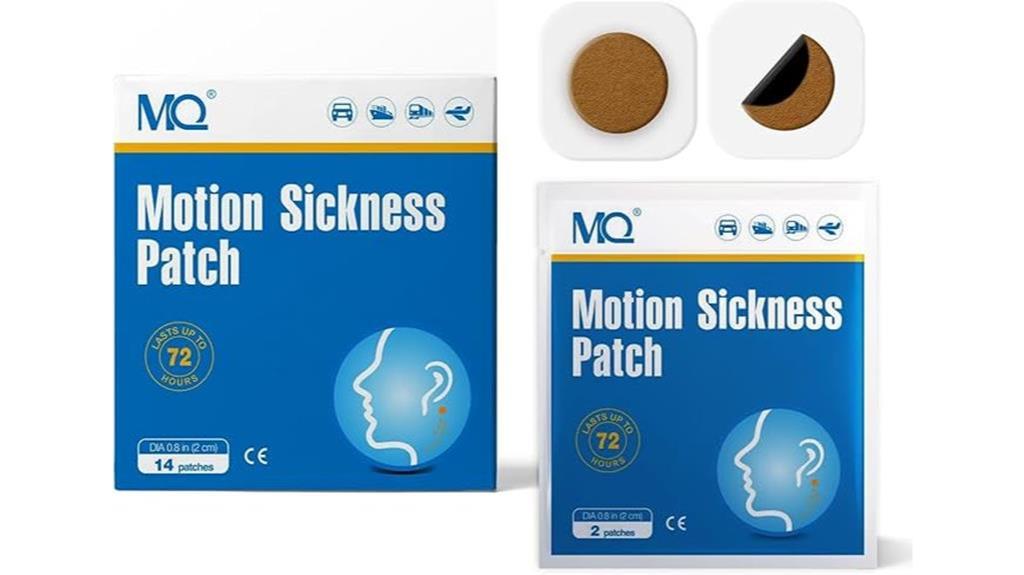 mq motion sickness patches