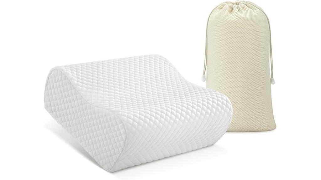 travel memory foam pillow