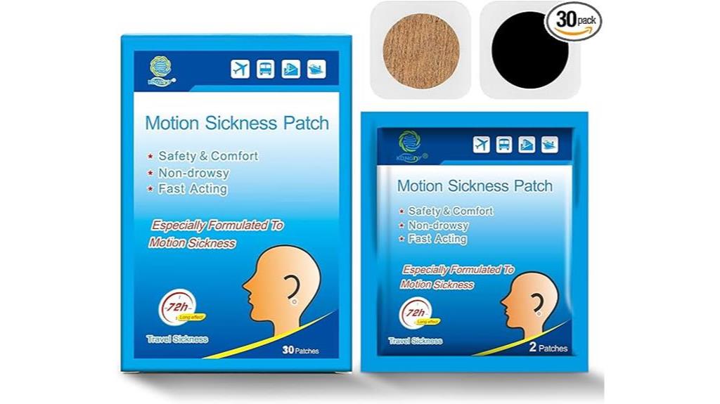 travel motion sickness patches